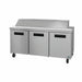 Hoshizaki SR72B-18 72" Steelheart Sandwich/Salad Prep Table w/ Refrigerated Base, 115v-cityfoodequipment.com