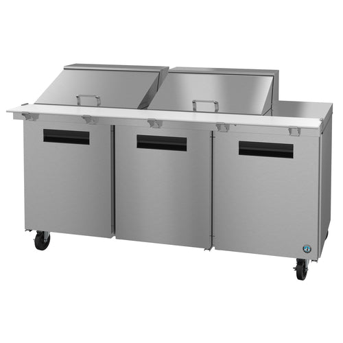 Hoshizaki SR72B-24M 72" Steelheart Mega Top Sandwich/Salad Prep Table w/ Refrigerated Base, 115v-cityfoodequipment.com