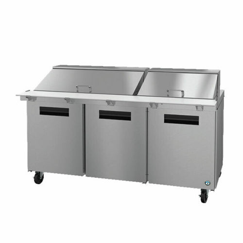 Hoshizaki SR72B-30M 72" Steelheart Mega Top Sandwich/Salad Prep Table w/ Refrigerated Base, 115v-cityfoodequipment.com