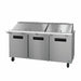 Hoshizaki SR72B-30M 72" Steelheart Mega Top Sandwich/Salad Prep Table w/ Refrigerated Base, 115v-cityfoodequipment.com