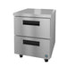 Hoshizaki UF27B-LPD2 27" Steelheart Undercounter Freezer w/ (1) Section & (2) Drawers, 115v-cityfoodequipment.com