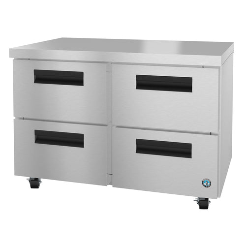 Hoshizaki UF48B-LPD4 48" Steelheart Undercounter Freezer w/ (2) Sections & (4) Drawers, 115v-cityfoodequipment.com