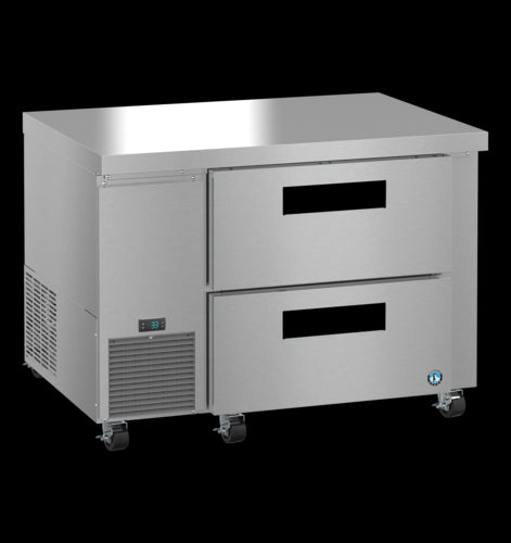 Hoshizaki ULR46B-D2 46" Steelheart Undercounter Refrigerator w/ (1) Section & (2) Drawers, 115v-cityfoodequipment.com