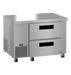 Hoshizaki ULR46B-D2 46" Steelheart Undercounter Refrigerator w/ (1) Section & (2) Drawers, 115v-cityfoodequipment.com