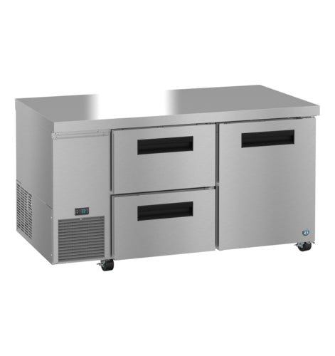 Hoshizaki ULR60B-D2 60" Steelheart Undercounter Refrigerator w/ (2) Sections, (1) Door & (2) Drawers, 115v-cityfoodequipment.com
