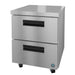 Hoshizaki UR27B-LPD2 27" Steelheart Undercounter Refrigerator w/ (1) Section & (2) Drawers, 115v-cityfoodequipment.com