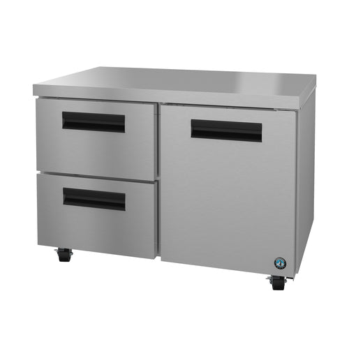 Hoshizaki UR48B-LPD2 48" Steelheart Undercounter Refrigerator w/ (2) Sections, (1) Door & (2) Drawers, 115v-cityfoodequipment.com