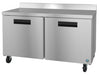 Hoshizaki WF60A Steelheart 60" W Undercounter Freezer w/ (2) Section & (2) Doors, 115v-cityfoodequipment.com