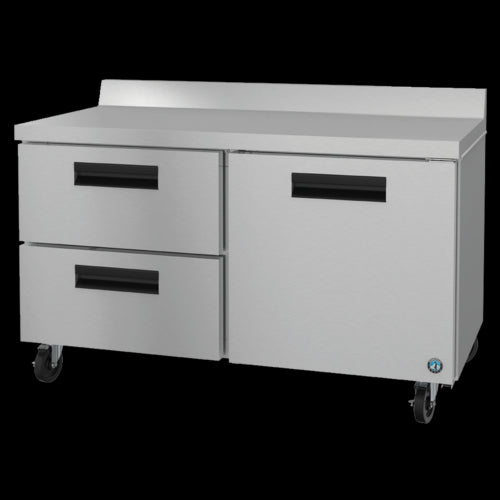 Hoshizaki WR60B-D2 60" W Worktop Refrigerator w/ (2) Sections, (1) Door & (2) Drawers, 115v-cityfoodequipment.com