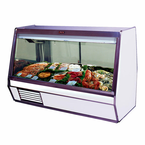 Howard-McCray 74" Full Service Fish/Poultry Case w/ Straight Glass - (1) Levels, 115v (SC-CFS32E-6-LED)-cityfoodequipment.com