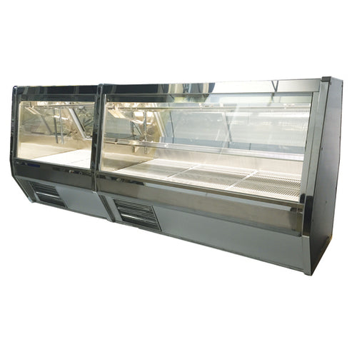 Howard-McCray 75" Full Service Deli Meat & Cheese Deli Case w/ Straight Glass - (2) Levels, 115v (SC-CDS40E-6-S-LED)-cityfoodequipment.com