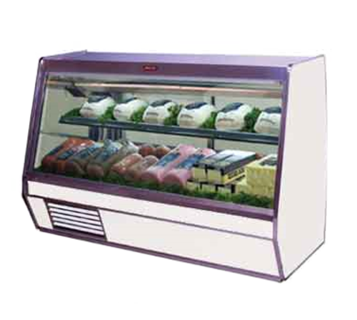 Howard-McCray 74" Full Service Deli Case w/ Straight Glass - (3) Levels, 115v (SC-CDS32E-6-LED)-cityfoodequipment.com