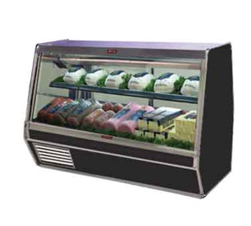 Howard-McCray 98" Full Service Deli Case w/ Straight Glass - (2) Levels, 115v (SC-CDS32E-8-BE-LED)-cityfoodequipment.com