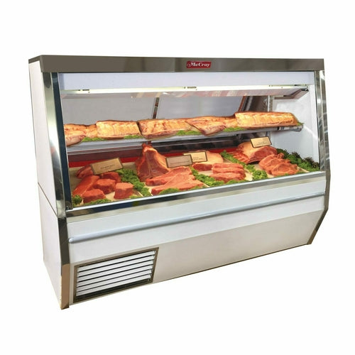 Howard-McCray 120" Full Service Red Meat Case w/ Straight Glass - (1) Level, 115v (SC-CMS34N-10-LED)-cityfoodequipment.com