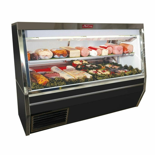 Howard-McCray 144" Full Service Deli Case w/ Straight Glass - (6) Levels, 115v (SC-CDS34N-12-BE-LED)-cityfoodequipment.com