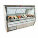 Howard-McCray 144" Full Service Fish/Poultry Case w/ Straight Glass - (1) Level, 115v (SC-CFS34N-12-S-LED)-cityfoodequipment.com