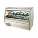Howard-McCray 71" Full Service Deli Case w/ Straight Glass - (2) Levels, 115v (SC-CDS35-6-LED)-cityfoodequipment.com