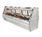Howard-McCray 119" Full Service Fish/Poultry Case w/ Straight Glass - (1) Pan, 115v (SC-CFS35-10-LED)-cityfoodequipment.com