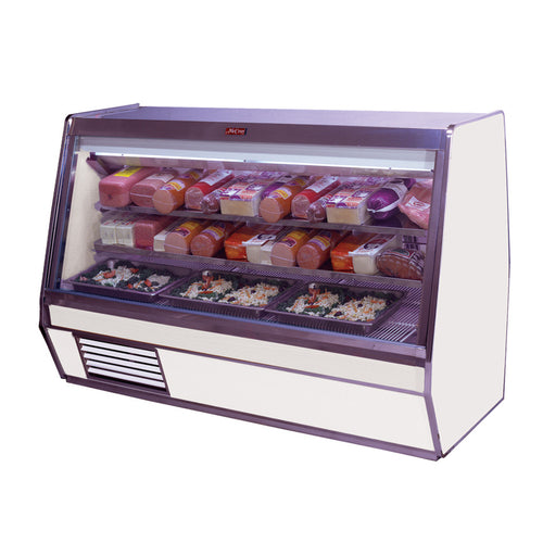 Howard-McCray 98" Full Service Deli Case w/ Straight Glass - (2) Levels, 115v (SC-CDS32E-8-LED)-cityfoodequipment.com