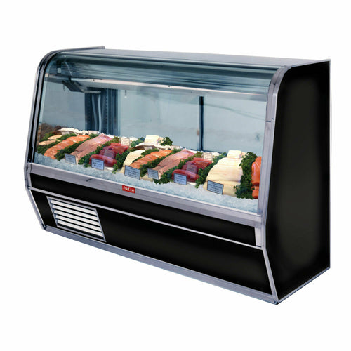 Howard-McCray 74" Full Service Fish/Poultry Case w/ Straight Glass - (1) Levels, 115v (SC-CFS32E-6-BE-LED)-cityfoodequipment.com