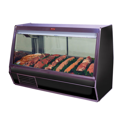 Howard-McCray 50" Full Service Red Meat Case w/ Straight Glass - (1) Level, 115v (SC-CMS32E-4-BE-LED)-cityfoodequipment.com
