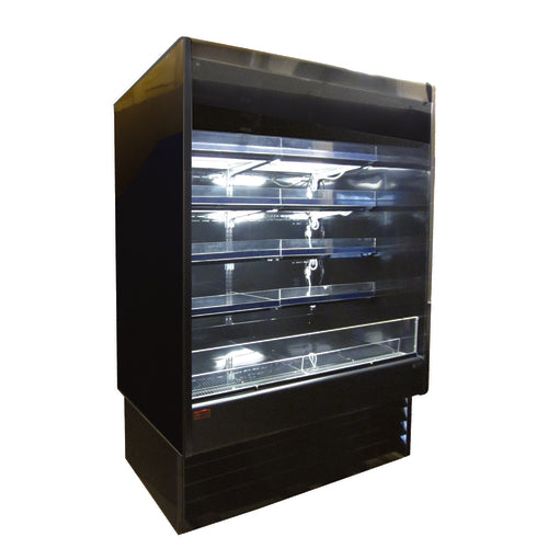 Howard-McCray 75" Vertical Open Air Cooler w/ (4) Levels, 115/208-230v (SC-OD35E-6-SL-B)-cityfoodequipment.com