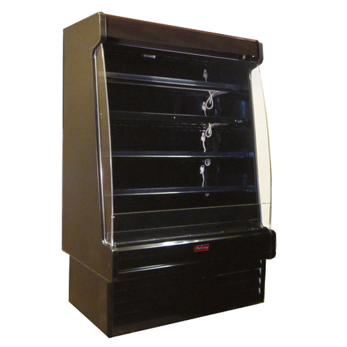 Howard-McCray 51" Vertical Open Air Cooler w/ (5) Levels, 115v/208-230v/1ph (SC-OD35E-4S-B-LED)-cityfoodequipment.com