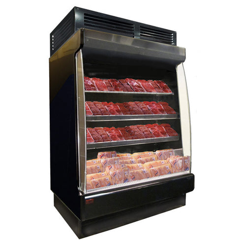 Howard-McCray 51" Vertical Open Air Cooler w/ (4) Levels, 115/208-230v/1ph (SC-OM35E-4L-LB-B)-cityfoodequipment.com