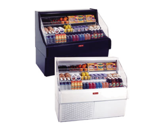 Howard-McCray 75" Impulse Horizontal Open Air Cooler w/ (3) Levels, 115v (SC-OS30E-6C-B-LED)-cityfoodequipment.com