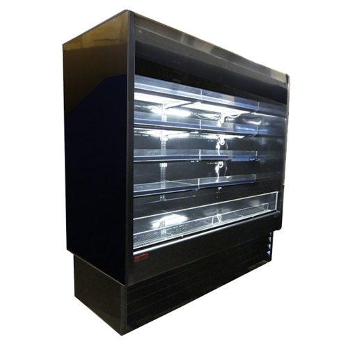 Howard-McCray 63" Vertical Open Air Cooler w/ (4) Levels, 115/208-230v (SC-OD35E-5-B-LED)-cityfoodequipment.com
