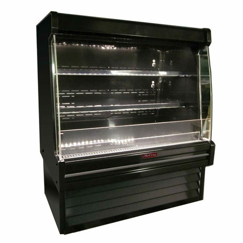 Howard-McCray 75" Vertical Open Air Cooler w/ (2) Levels, 115/208-230v (SC-OD35E-6L-B-LED)-cityfoodequipment.com