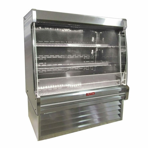 Howard-McCray 39" Vertical Open Air Cooler w/ (2) Levels, 115v (SC-OD35E-3L-S-LED)-cityfoodequipment.com