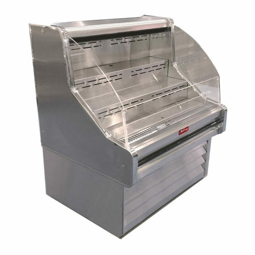 Howard-McCray 39" Impulse Horizontal Open Air Cooler w/ (3) Levels, 115v (SC-OS35E-3C-B-LED)-cityfoodequipment.com
