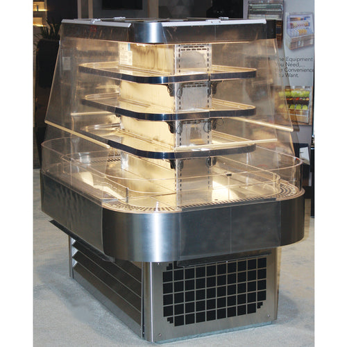 Howard-McCray 60" Horizontal Island Open Air Cooler w/ (4) Levels, 115/208-230v/1ph (SC-OD42I-5-S-LED)-cityfoodequipment.com