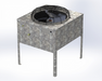 Ice-O-Matic RC100G40 Air Cooled Remote Ice Machine Condenser for GEM0650R & MFI800R - 115v/1ph-cityfoodequipment.com