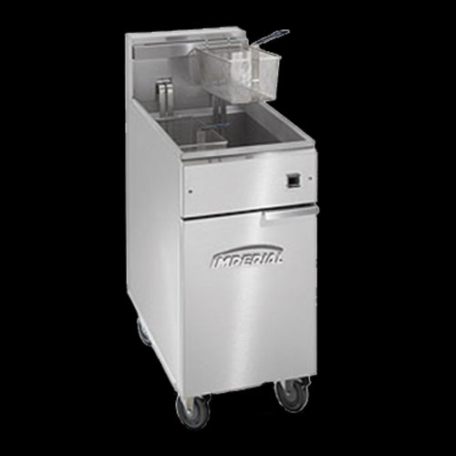 Imperial IFS-40-EU Electric Fryer - (1) 40 lb Vat, Floor Model, 208v/3ph-cityfoodequipment.com