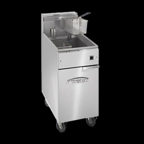 Imperial IFS-50-EU Electric Fryer - (1) 50 lb Vat, Floor Model, 208v/3ph-cityfoodequipment.com