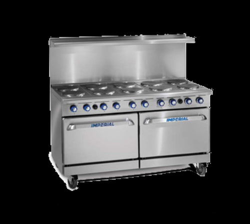 Imperial IR-10-E 60" Pro Series 10 Sealed Element Electric Range w/ (2) Standard Ovens, 208v/1ph-cityfoodequipment.com