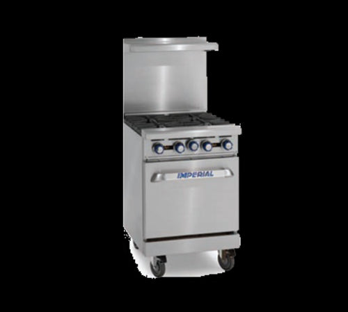 Imperial IR-4-E 24" Pro Series 4 Sealed Element Electric Range w/ Space Saver Oven, 208v/1ph-cityfoodequipment.com