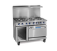 Imperial IR-8-E 48" Pro Series 8 Sealed Element Electric Range w/ (2) Space Saver Ovens, 208v/3ph-cityfoodequipment.com