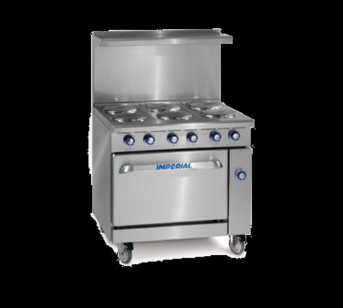 Imperial IR-G36T-E 36" Pro Series Electric Range w/ Griddle, 208v/1ph-cityfoodequipment.com