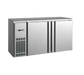 Infrico IMD-ERV60IISD 60 3/4" Bar Refrigerator - 2 Swinging Solid Doors, Stainless, 115v-cityfoodequipment.com