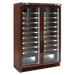 Infrico IMD-EVV200MX 51 3/4" Two Section Wine Cooler w/ (2) Zone, 200 Bottle Capacity, 115v-cityfoodequipment.com