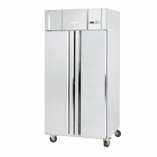 Infrico IRR-AGN602 38 3/8" Two Section Reach In Refrigerator, (2) Left/Right Hinge Solid Doors, 115v-cityfoodequipment.com