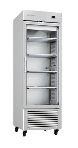 Infrico IRR-AN23BTCR 27" AN Series One Section Reach In Freezer, (1) Right Hinge Glass Door, 115v-cityfoodequipment.com
