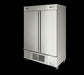 Infrico IRR-AN49MX 54 1/2" Two Section Commercial Combo Refrigerator Freezer - Solid Doors, Dual Temp, 115v-cityfoodequipment.com