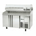 Infrico IRT-MPG1490-COMBO 58 5/8" MPG Series Pizza Prep Table w/ Refrigerated Base, 115v-cityfoodequipment.com