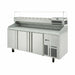 Infrico IRT-MPG1980-COMBO 78" MPG Series Pizza Prep Table w/ Refrigerated Base, 115v-cityfoodequipment.com