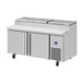 Infrico IRT-MR67EN 67 3/8" MR Series Pizza Prep Table w/ Refrigerated Base, 115v-cityfoodequipment.com