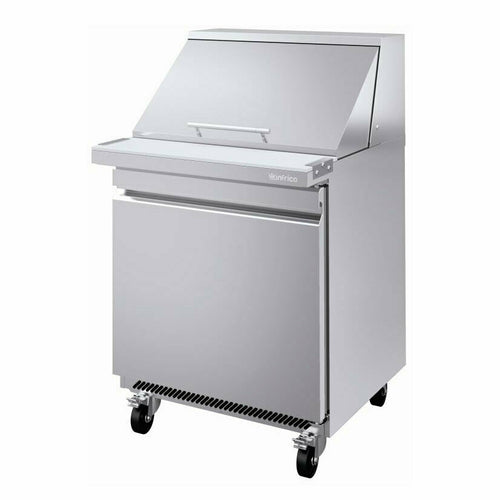 Infrico IRT-UC27P 27 3/4" UC Series Sandwich/Salad Prep Table w/ Refrigerated Base, 115v-cityfoodequipment.com